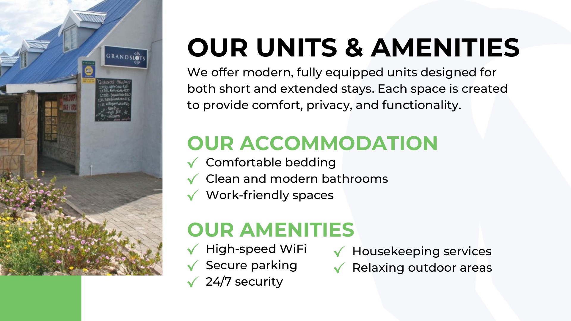 Crow’s Nest units and amenities company profile layout